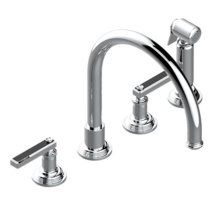 THG U9F-4211/US-A02 - Three Hole Kitchen Faucet With Side Spray