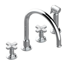 THG U9G-4211/US-A02 - Three Hole Kitchen Faucet With Side Spray