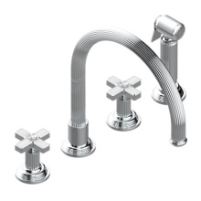 THG U9R-4211/US-A08 - Three Hole Kitchen Faucet With Side Spray