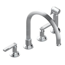 THG U9S-4211/US-A02 - Three Hole Kitchen Faucet With Side Spray