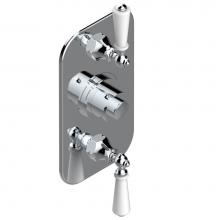 THG A04-5400BE-A08 - Trim for THG thermostatic valve 2 volume controls, rough part supplied with fixing box ref. 5 400A