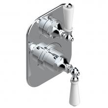 THG A04-5500BE-A08 - Trim for thg thermostat with 2-way diverter, rough part supplied with fixing box ref. 5 500AE/US