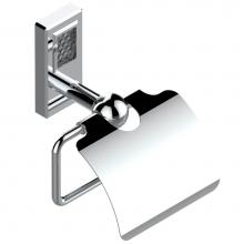 THG A2B-538AC-A02 - Toilet paper holder, single mount with cover