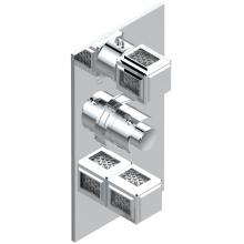 THG A2A-5540BE-A02 - Trim for thg thermostat with 2-way diverter and on/off control, rough part supplied with fixing bo