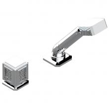 THG A2A-6532/60A-A08 - Deck mounted mixer with handshower, progressive cartridge