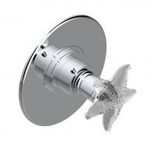 THG A2C-5100BR-A08 - Trim for THG thermostatic valve, rough part supplied with fixing box ref. 5 200AE/US - Round plate