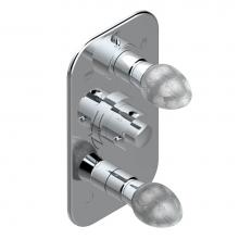 THG A2E-5540BE-A02 - Trim for thg thermostat with 2-way diverter and on/off control, rough part supplied with fixing bo