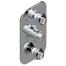 THG A2J-5540BE-A02 - Trim for thg thermostat with 2-way diverter and on/off control, rough part supplied with fixing bo