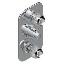 THG A2H-5540BE-A02 - Trim for thg thermostat with 2-way diverter and on/off control, rough part supplied with fixing bo