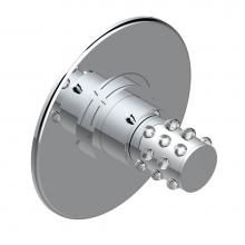 THG A2N-5100BR-A02 - Trim for THG thermostatic valve, rough part supplied with fixing box ref. 5 200AE/US - Round plate