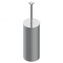 THG A2U-4700C-A02 - Metal toilet brush holder with brush with cover floor mounted