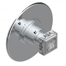 THG A2R-5100BR-A02 - Trim for THG thermostatic valve, rough part supplied with fixing box ref. 5 200AE/US - Round plate