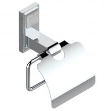 THG A2R-538AC-A02 - Toilet paper holder, single mount with cover