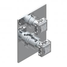 THG A2R-5500BE-A02 - Trim for thg thermostat with 2-way diverter, rough part supplied with fixing box ref. 5 500AE/US