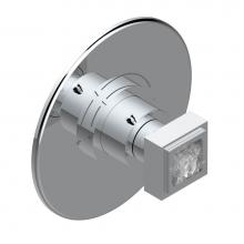 THG A2U-5100BR-A02 - Trim for THG thermostatic valve, rough part supplied with fixing box ref. 5 200AE/US - Round plate
