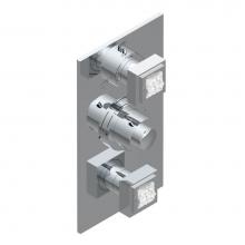 THG A2U-5540BE-A02 - Trim for thg thermostat with 2-way diverter and on/off control, rough part supplied with fixing bo