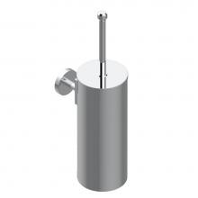 THG A35-4720C-A02 - Metal toilet brush holder with brush with cover wall mounted