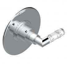 THG A35-5100BR-A08 - Trim for THG thermostatic valve, rough part supplied with fixing box ref. 5 200AE/US - Round plate