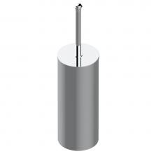 THG U5D-4700C-A02 - Metal toilet brush holder with brush with cover floor mounted
