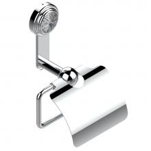 THG A41-538AC-A08 - Toilet paper holder, single mount with cover