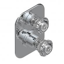 THG A41-5500BE-A08 - Trim for thg thermostat with 2-way diverter, rough part supplied with fixing box ref. 5 500AE/US