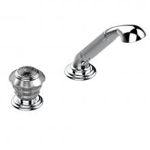 THG A41-6532/60A-A08 - Deck mounted mixer with handshower, progressive cartridge