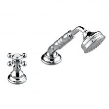 THG G25-6532/60A-A02 - Deck mounted mixer with handshower, progressive cartridge