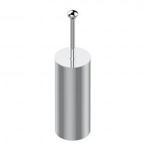 THG A54-4700C-A02 - Metal toilet brush holder with brush with cover floor mounted