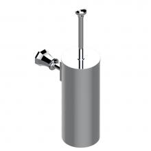 THG A55-4720C-A08 - Metal toilet brush holder with brush with cover wall mounted