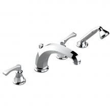 THG A55-112BSGBHUS-A02 - Roman tub set with high divertor spout and handshower, 3/4'' valves