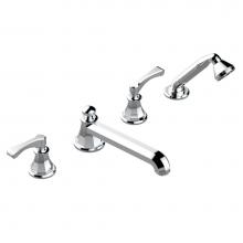 THG A55-112BSGUS-A08 - Roman tub set with divertor spout and handshower, 3/4'' valves