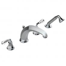 THG A56-112BSGBHUS-A08 - Roman tub set with high divertor spout and handshower, 3/4'' valves