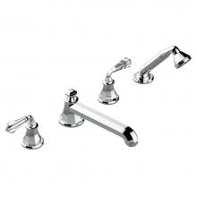 THG A56-112BSGUS-A02 - Roman tub set with divertor spout and handshower, 3/4'' valves