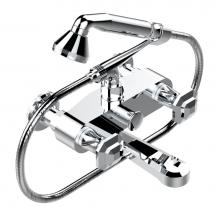 THG A57-13B/US-A02 - Exposed tub filler with cradle handshower, wall mounted