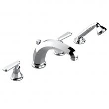 THG A58-112BSGBHUS-A08 - Roman tub set with high divertor spout and handshower, 3/4'' valves