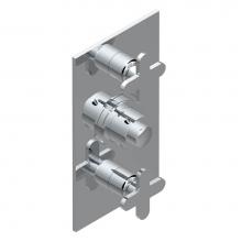 THG A6A-5400BE-A08 - Trim for THG thermostatic valve 2 volume controls, rough part supplied with fixing box ref. 5 400A