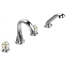 THG A7A-112BUS-A08 - Roman tub set with divertor spout and handshower, 3/4'' valves