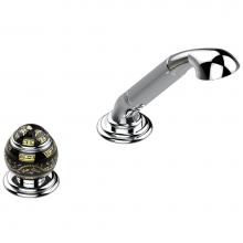 THG A7F-6532/60A-A08 - Deck mounted mixer with handshower, progressive cartridge