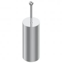 THG U1D-4700C-A02 - Metal toilet brush holder with brush with cover floor mounted