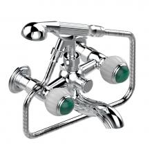 THG A8M-13B/US-A02 - Exposed tub filler with cradle handshower, wall mounted