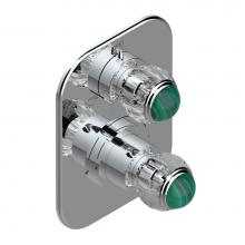 THG A8M-5500BE-A08 - Trim for thg thermostat with 2-way diverter, rough part supplied with fixing box ref. 5 500AE/US