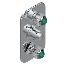 THG A8M-5540BE-A08 - Trim for thg thermostat with 2-way diverter and on/off control, rough part supplied with fixing bo
