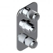THG A9F-5540BE-A02 - Trim for thg thermostat with 2-way diverter and on/off control, rough part supplied with fixing bo