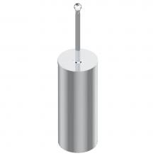 THG U1K-4700C-A02 - Metal toilet brush holder with brush with cover floor mounted