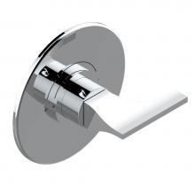 THG G04-5100BR-A02 - Trim for THG thermostatic valve, rough part supplied with fixing box ref. 5 200AE/US - Round plate