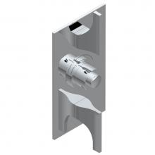 THG G04-5400BE-A02 - Trim for THG thermostatic valve 2 volume controls, rough part supplied with fixing box ref. 5 400A