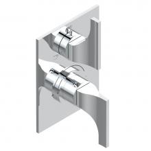 THG G04-5500BE-A02 - Trim for thg thermostat with 2-way diverter, rough part supplied with fixing box ref. 5 500AE/US