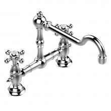 THG G25-159/US-A02 - Exposed lavatory or kitchen faucet 8'' ctc, 2-hole, less drain