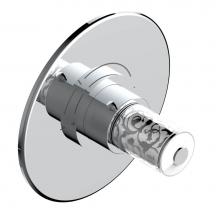 THG G2R-5100BR-A02 - Trim for THG thermostatic valve, rough part supplied with fixing box ref. 5 200AE/US - Round plate