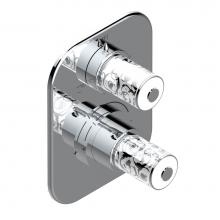 THG G2R-5500BE-A08 - Trim for thg thermostat with 2-way diverter, rough part supplied with fixing box ref. 5 500AE/US